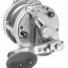 Avet HXJ 5/2 Raptor Two-Speed Lever Drag Casting Reel - Silver