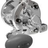 Avet HXW 5/2 2-Speed Lever Drag Casting Reel Silver - Left-Hand