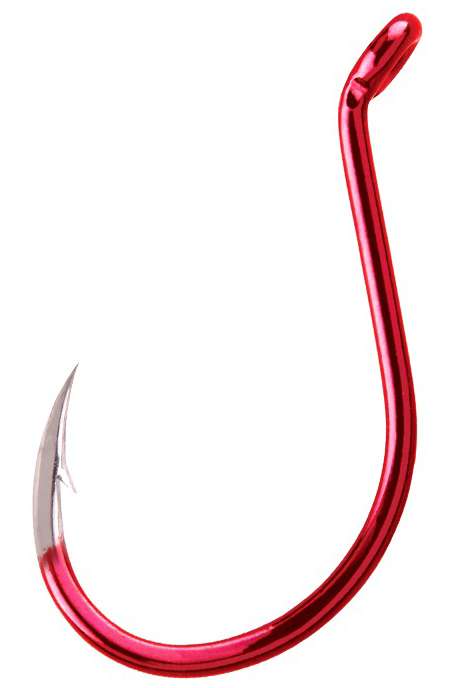 BKK Red Octopus Beak Hook - #1 - 7 Pack