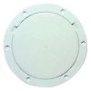 Beckson DP63-W 6" Pry-Out Deck Plate - White - Non-Skid