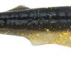 Berkley Gulp! Alive Paddleshad - 3in - Half Pint - Black Gold