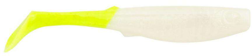 Berkley Gulp! Alive Paddleshad - 4in - Pint - Pearl White/Chart