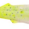 Berkley Gulp! Freshwater Paddleshad - 3in - Chartreuse Pepper Neon