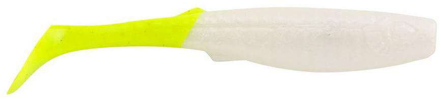 Berkley Gulp! Freshwater Paddleshad - 3in - Pearl White/Chartreuse