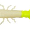 Berkley Gulp! Saltwater Mantis Shrimp - 3in - Pearl White/Chartreuse - GSMSHR3-PWC