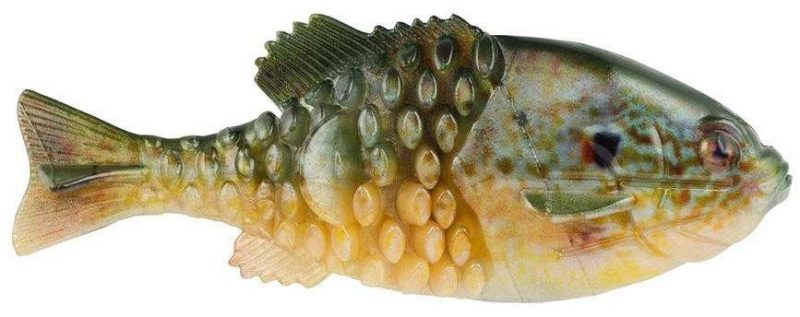 Berkley PowerBait Gilly Swimbait - 110mm - HD Pumpkinseed