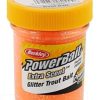 Berkley PowerBait Glitter Trout Bait - Fl Orange - STBGFO