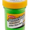 Berkley PowerBait Glitter Trout Bait - Spring Green - STBGSG