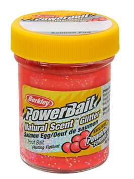 Berkley PowerBait Natural Glitter Trout Bait - Salmon Peach - BGTSSMP2
