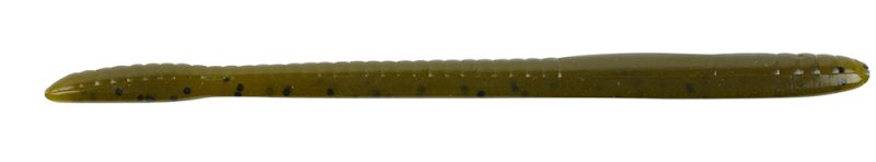 Berkley Powerbait Bottom Hopper Worm - 6.25in - Green Pumpkin