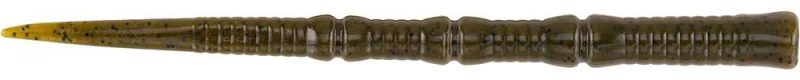 Berkley Powerbait Flute Worm - 4.7in - Green Pumpkin