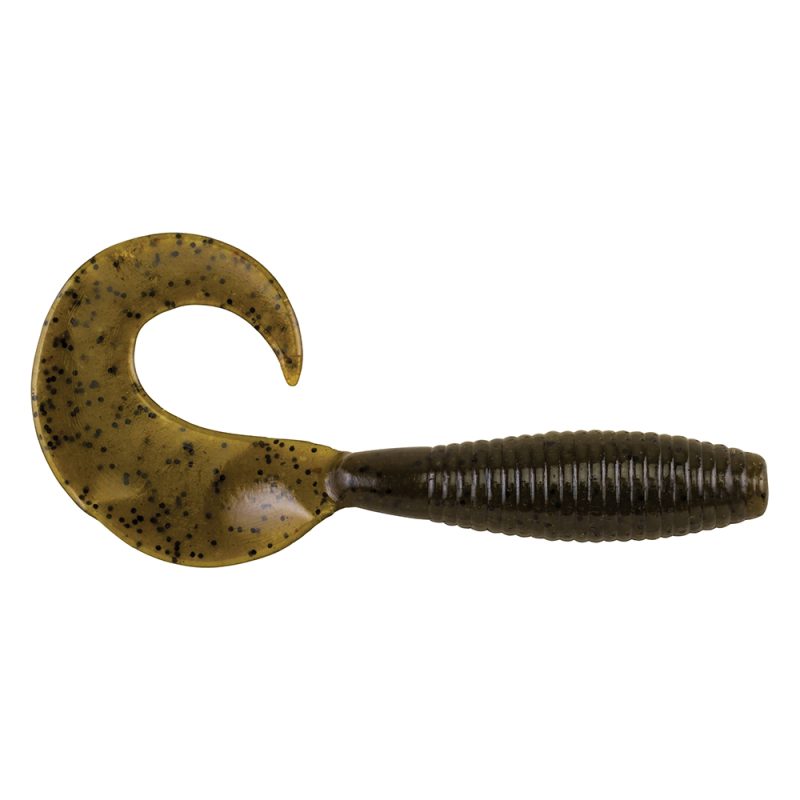 Berkley Powerbait Power Grub - 4in - Green Pumpkin