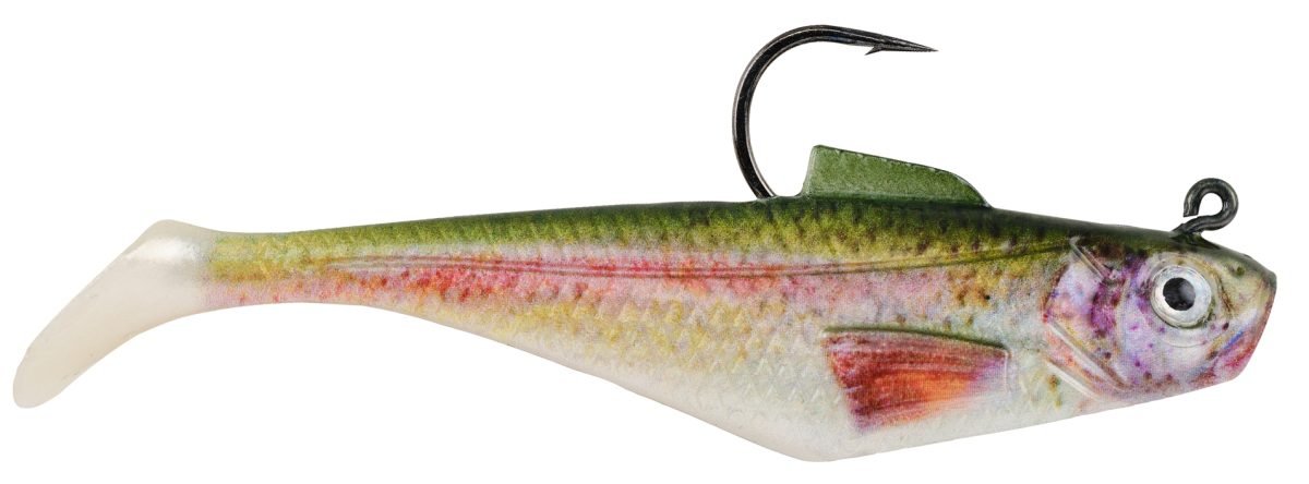 Berkley Powerbait Pre-Rigged Swim Shad - 2in - HD Rainbow Trout