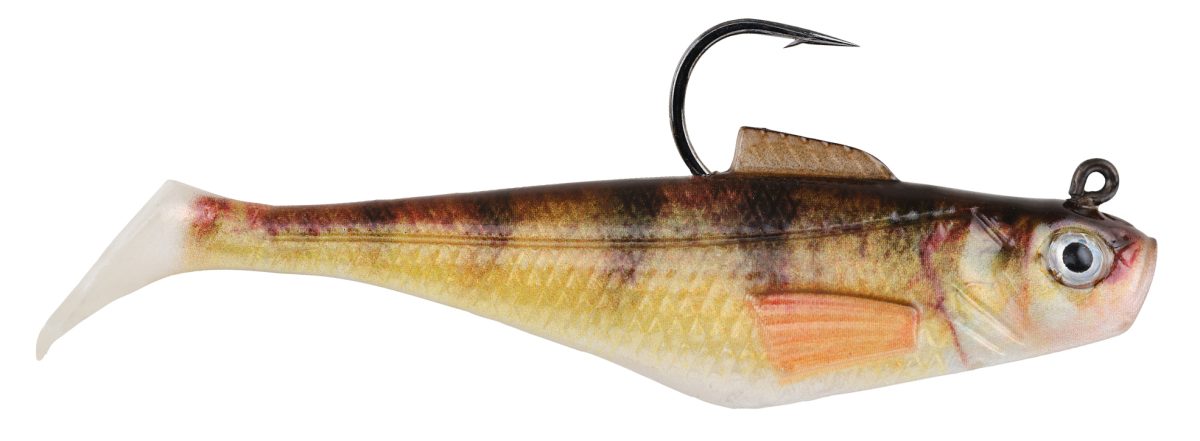 Berkley Powerbait Pre-Rigged Swim Shad - 3in - HD Yellow Perch