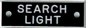 Bernard IP021 'Search Light' 1.5in Identi-Plate
