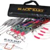 Black Bart Lures Wahoo Rigged Heavy Tackle Trolling Pack Single Hooks - 2078