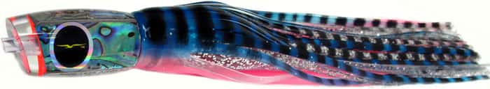 Black Bart Medium Mini Angle Nose Blue-Pink Tiger/Silver Black Tiger