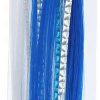 Blue Water Candy Hair and Mylar Skirt - 1/2 oz. Blue/White