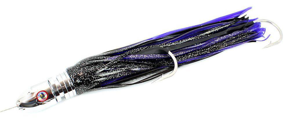 Blue Water Candy Hoo-Knocker Jr Lure - Purple/Black Squid