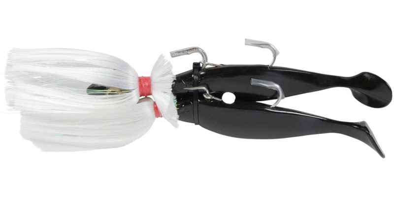 Blue Water Candy Loaded Tandem Parachute Rig - 12oz X 8oz White/Black - TANDEM 12x8 White on Black