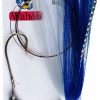 Blue Water Candy Skirted Wire Ballyhoo Rig