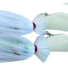 Blue Water Candy Tandem 8oz by 4oz Striper Rig White - 8185 White