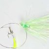 Bluewater Candy 33557 Dead Bait Rig w/ Skirt - Lime