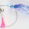 Bluewater Candy 33588 Dead Bait Rig w/ Skirt - Dark Blue/Pink