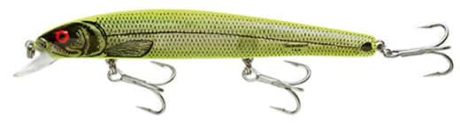 Bomber BSW16A Heavy Duty Long A Lure XSICH Silver Flash/Chartreuse - BSW16A XSICH Silver Flash/Chartreuse