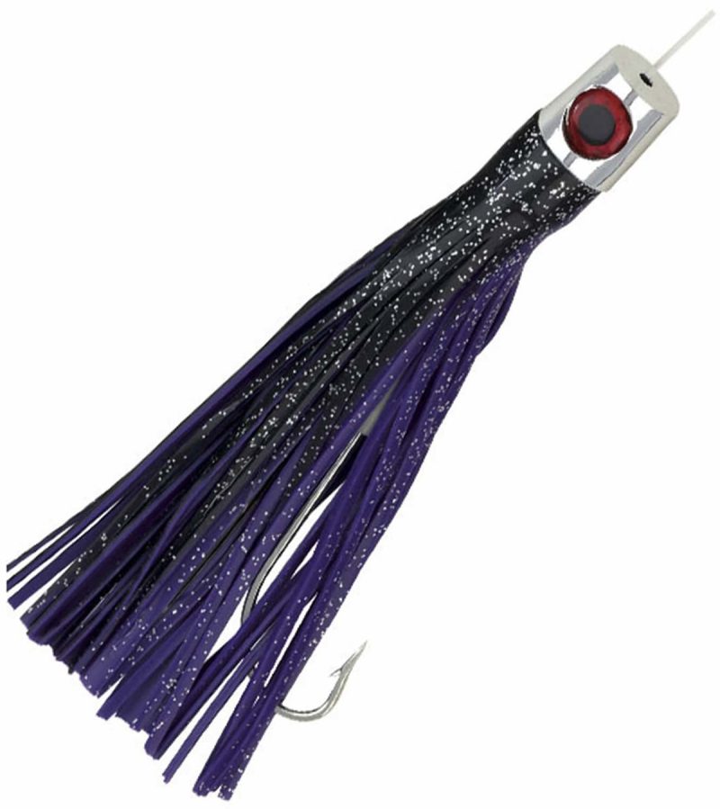 Boone All Eye Rigged Trolling Lure Purple/Black - 60 Purple/Black