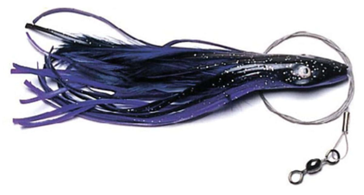 Boone Dolphin Rigs 1-1/2oz 6-1/2in Purple/Black - 91 Purple/Black