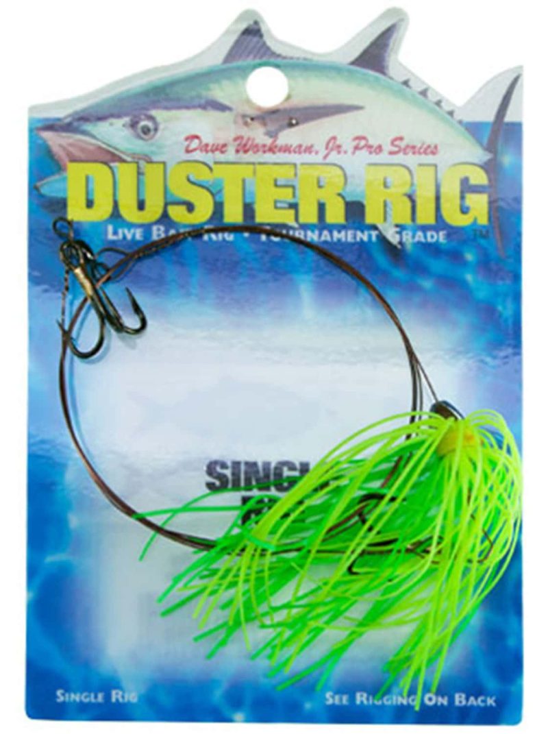 Boone Duster Trolling Rig 154 Light Green/Chartreuse - 01-Duster 154 Light Green/Chartreuse