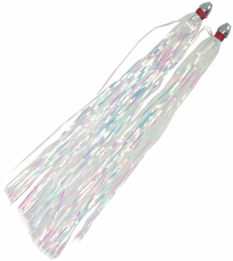 Boone Pearl Duster Trolling Lure 2pk 3in Pearl - 64 Pearl