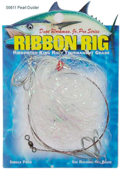 Boone Ribbon Rig 1pk - 2/0 Single Hook, 3 #4 Treble Hooks - 00611