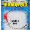 Boone Ribbon Rig 1pk - 3/0 Single Hook, 3 #4 Treble Hooks - 00612