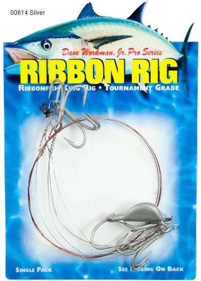 Boone Ribbon Rig 1pk - 3/0 Single Hook, 3 #4 Treble Hooks - 00614