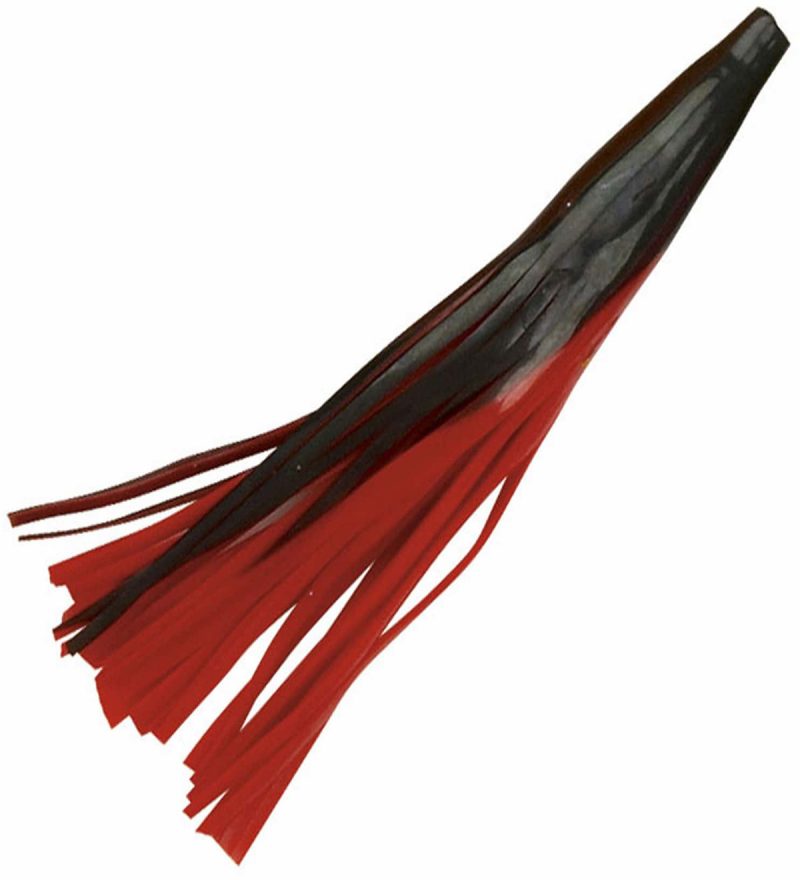 Boone Weber Double Skirt Tuna Tails 5-1/2in 2pk 62 Red/Black - 56 62 Red/Black