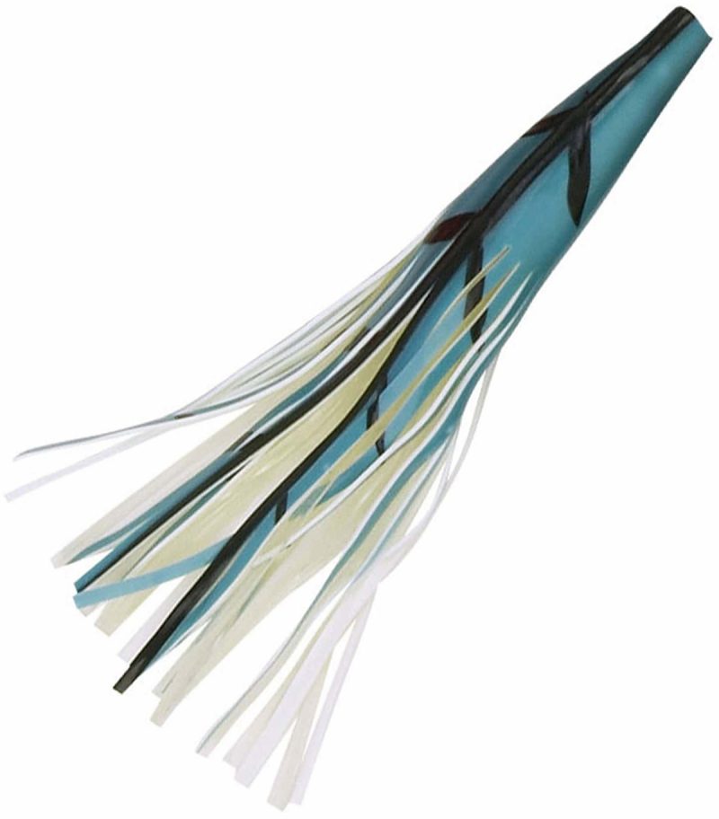 Boone Weber Double Skirt Tuna Tails 5-1/2in 2pk 97 Green Mack - 56 97 Green Mack