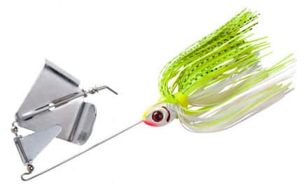 Booyah BYB14 Buzz 1/4oz Bait 606 Chart Pearl White/White Chart - BYB14 606 Chartreuse Pearl White/White Chartreuse