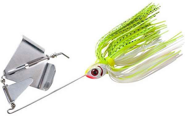 Booyah BYB38 Buzz 3/8oz Bait 606 Chart Pearl White/White Chart - BYB38 606 Chartreuse Pearl White/White Chartreuse