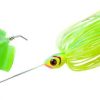 Booyah BYB38 Buzz 3/8oz Bait 644 White Chartreuse/Citrus Shad - BYB38 644 White Chartreuse/Citrus Shad