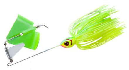 Booyah BYB38 Buzz 3/8oz Bait 644 White Chartreuse/Citrus Shad - BYB38 644 White Chartreuse/Citrus Shad