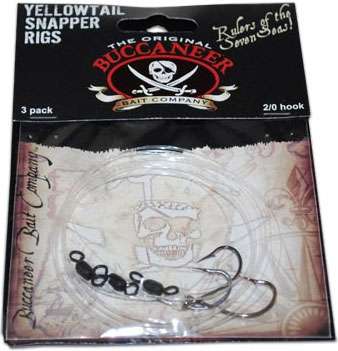 Buccaneer Pro Yellowtail Snapper Rigs - 3 Pack