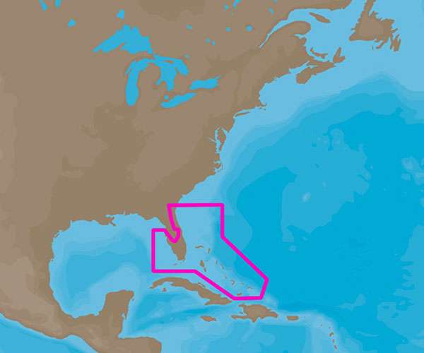 C-MAP 4D Florida & The Bahamas - NA-D943
