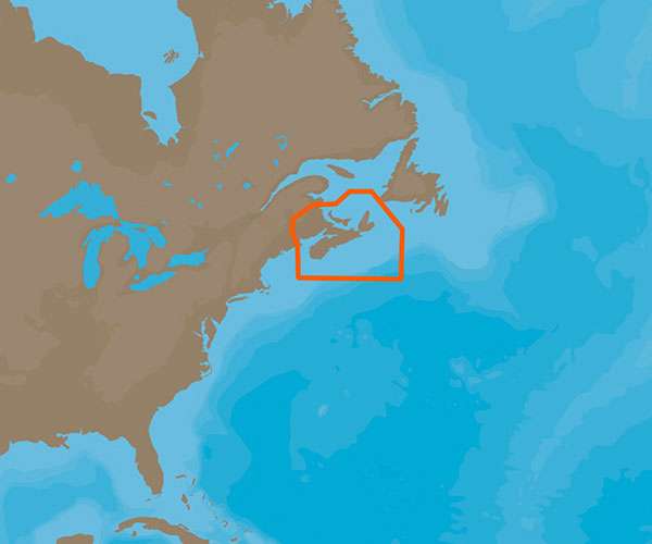 C-MAP 4D Fundy, Nova Scotia Pei & Cape Breton - NA-D938