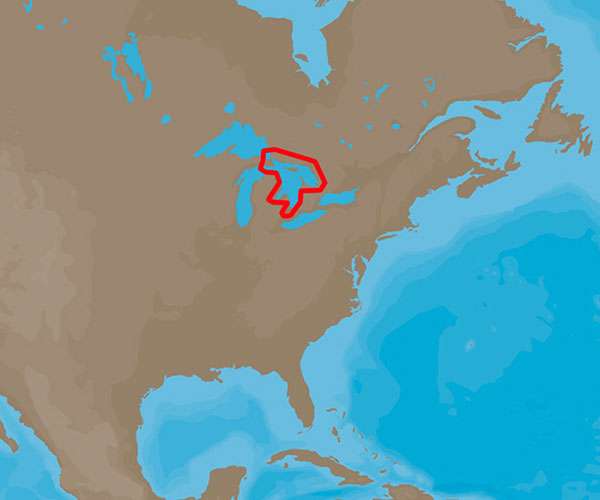 C-MAP 4D Lake Huron and Georgian Bay - NA-D932