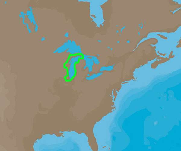 C-MAP 4D Lake Michigan - NA-D931