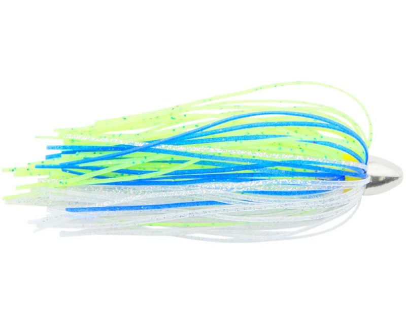 C & H King Buster Lures Blue/Chartreuse/Silver