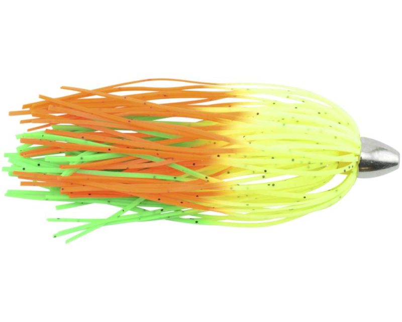 C & H King Buster Lures Chartreuse/Green Orange Fire