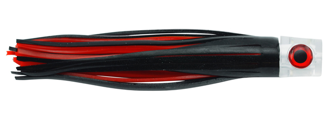 C & H Lil Stubby Lure - 5.5in - Black/Red